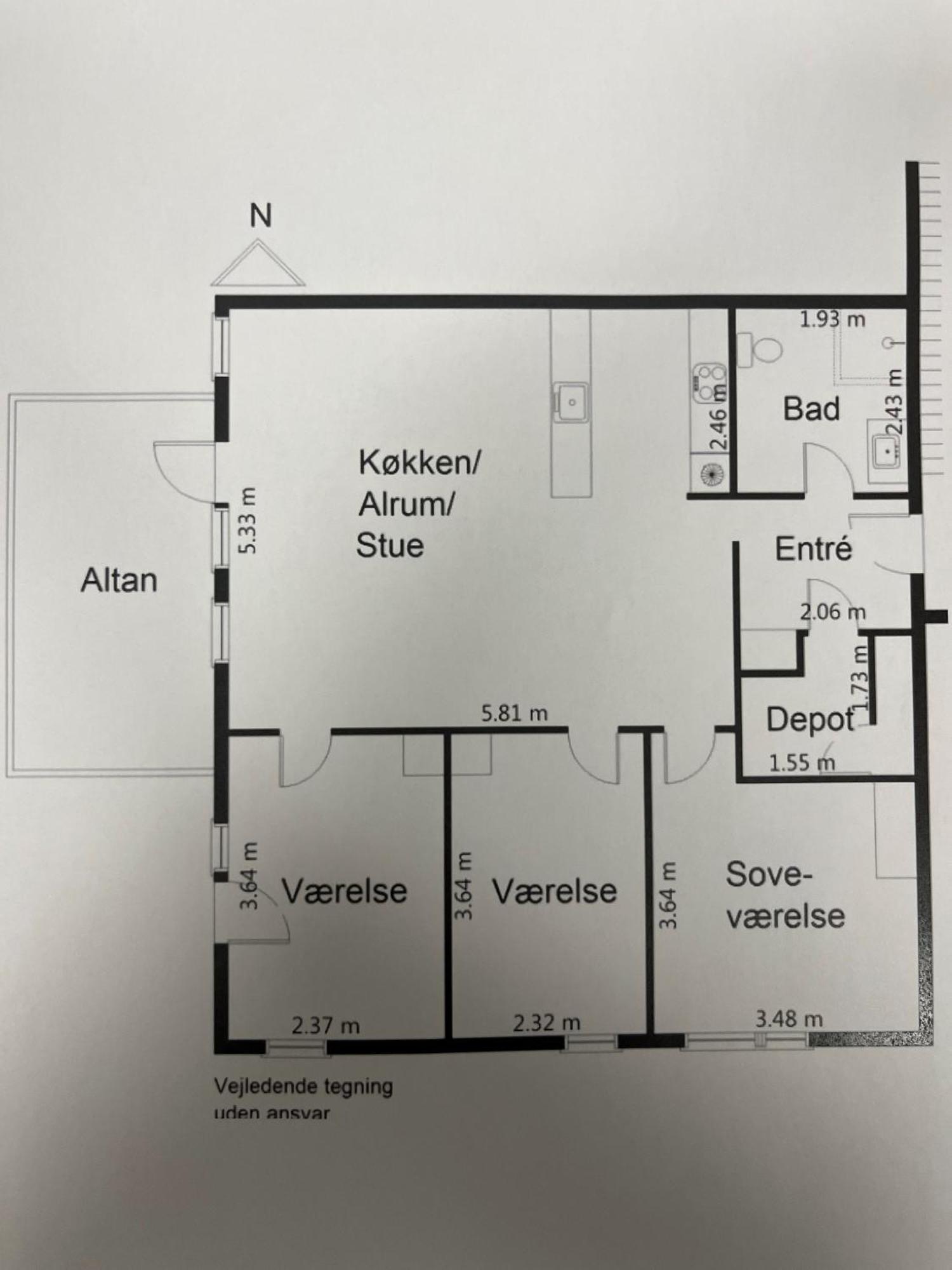 Charming Aalborg Apartment With Parking 外观 照片